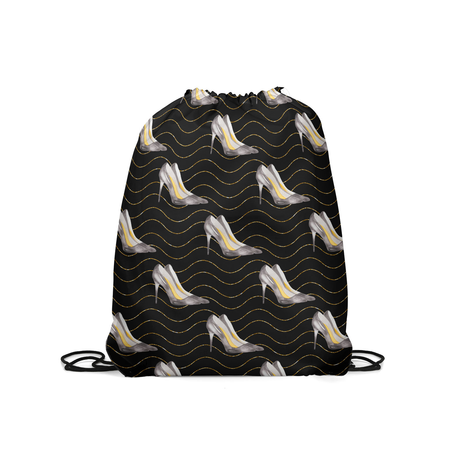 

Мешок для обуви унисекс Gorolla DrawstringBackpack 301 черный, 42х35 см, DrawstringBackpack 301
