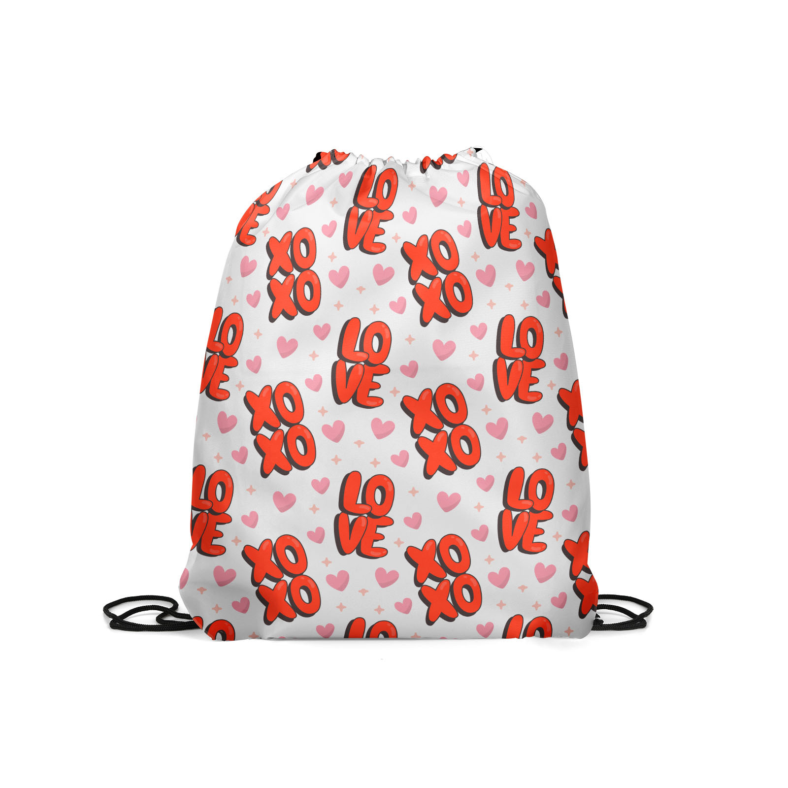 

Мешок для обуви унисекс Gorolla DrawstringBackpack 2262 белый/красный, 42х35 см, DrawstringBackpack 2262