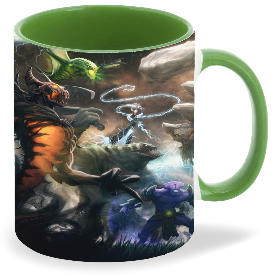 фото Кружка coolpodarok dota 2 битва героев арт
