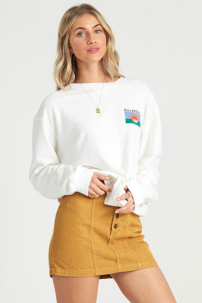 

Свитшот женский Billabong S3CR09-BIP0 белый S, S3CR09-BIP0