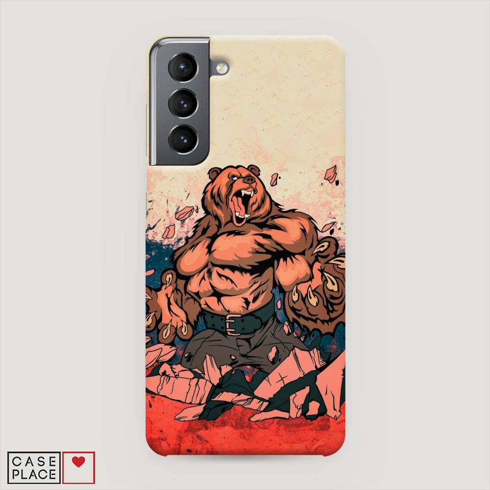 

Чехол Awog "Медведь с флагом РФ" для Samsung Galaxy S21, 2101820-1