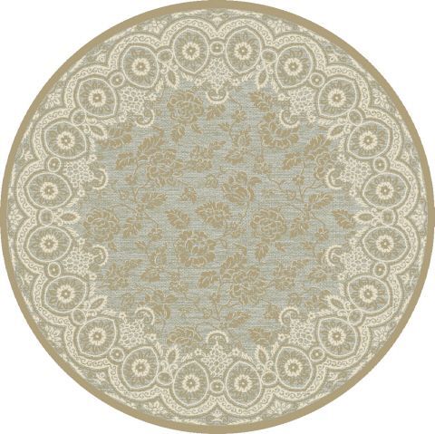 

Рельефный ковер из вискозы GENOVA 38247 6525 90 КРУГ