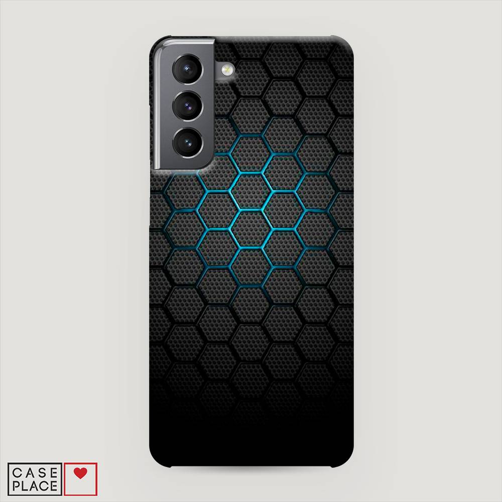 

Чехол Awog "Бирюзовые соты" для Samsung Galaxy S21, 2101820-2