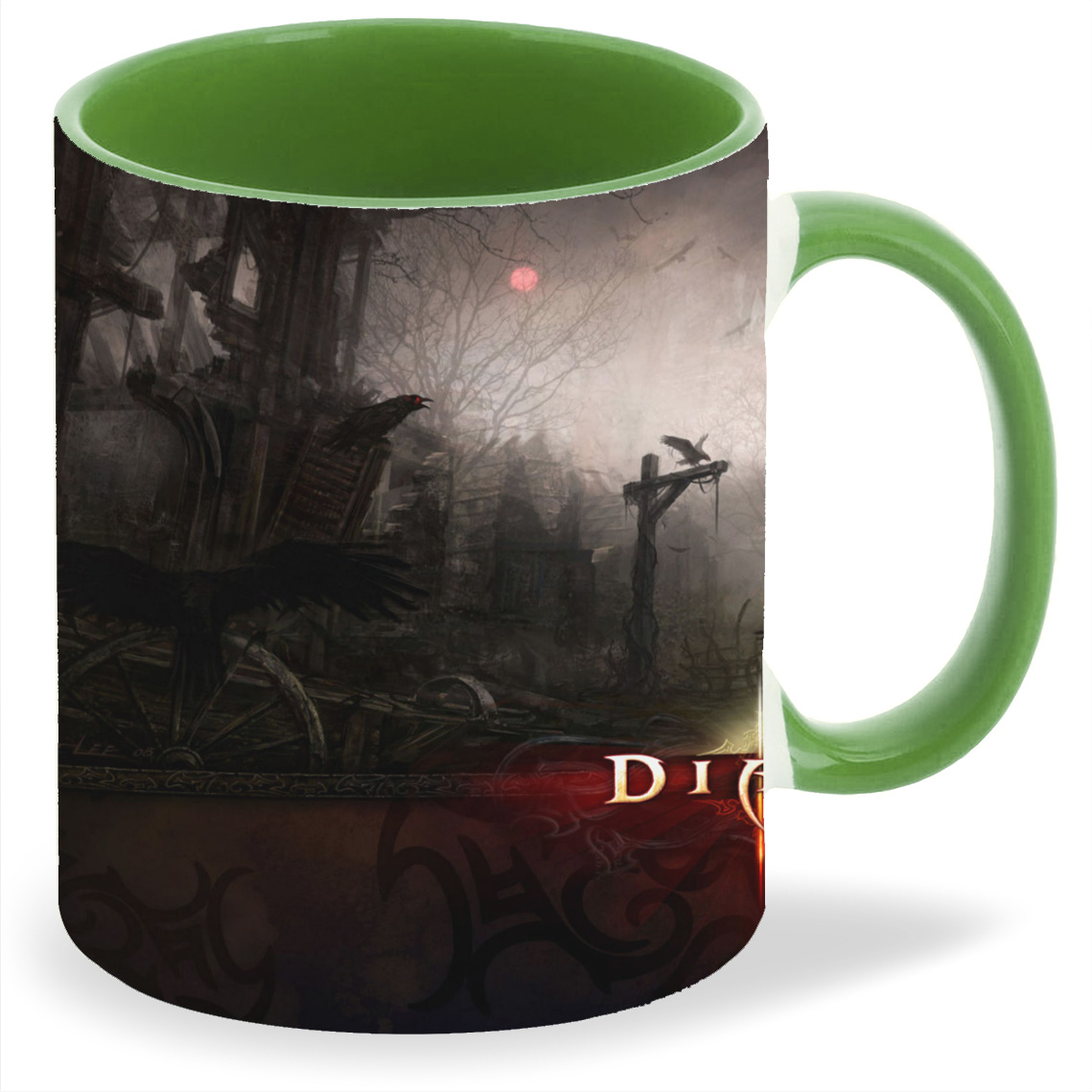 

Кружка CoolPodarok Diablo 3 Вороны Виселица, Diablo 3 Вороны Виселица