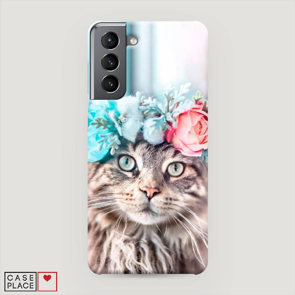 

Чехол Awog "Кот в венке" для Samsung Galaxy S21, 2101820-1