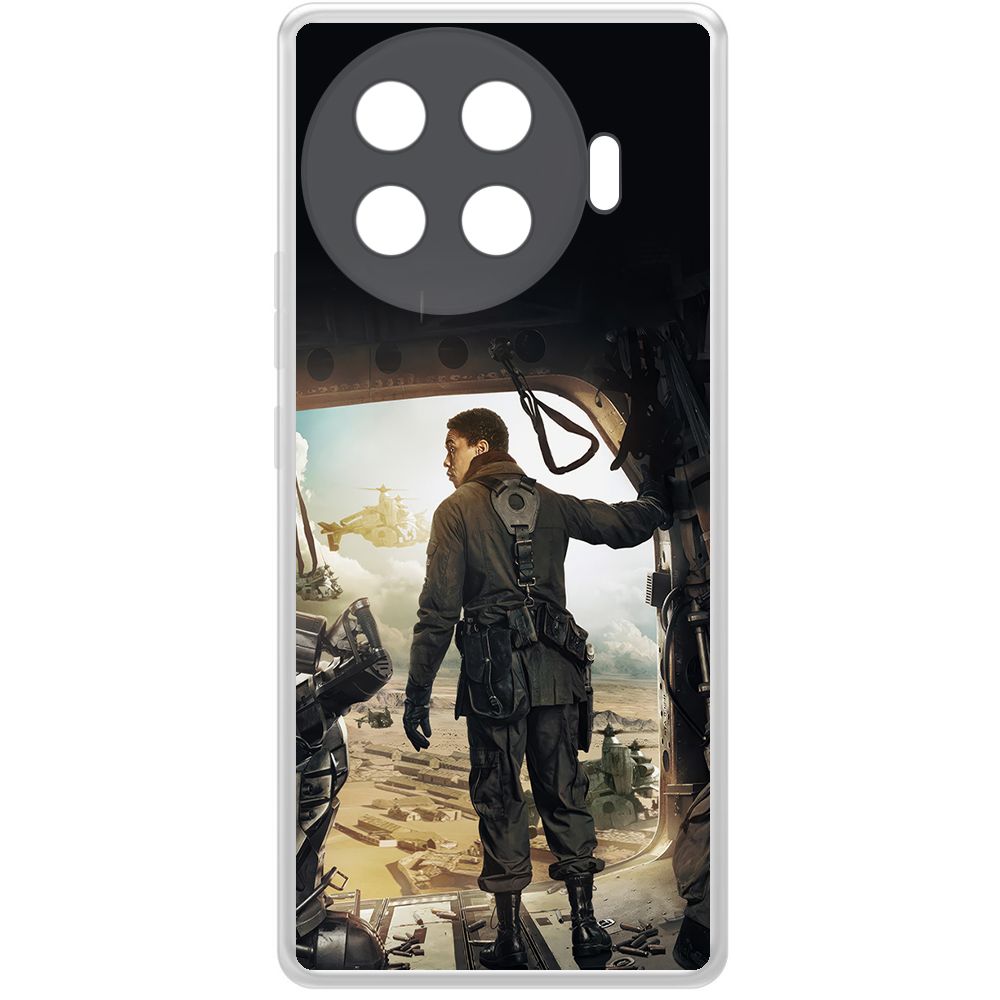 

Чехол-накладка Krutoff Clear Case Фоллаут (Fallout) - Аарон для TECNO Spark 20 Pro+, Прозрачный