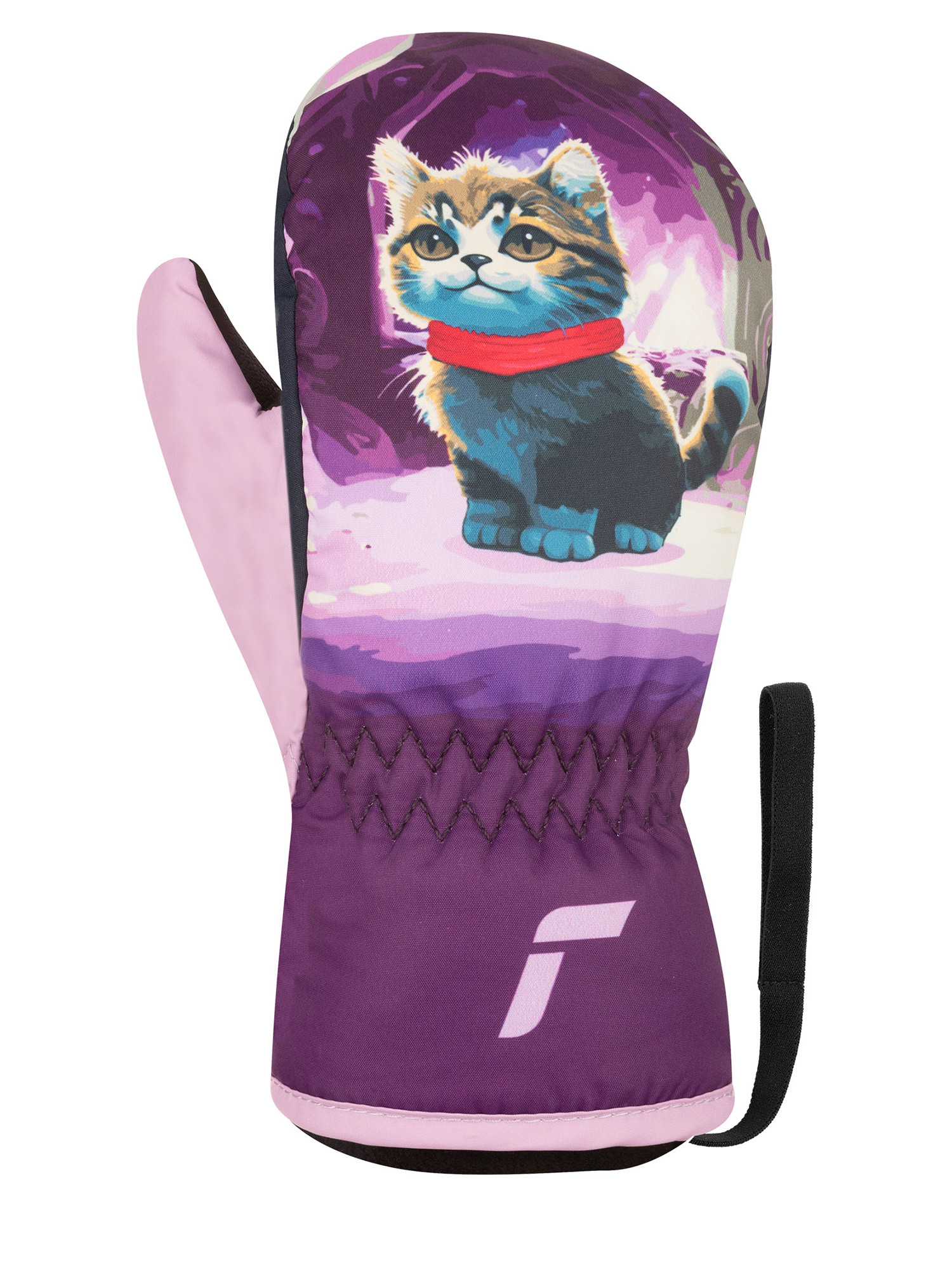 

Варежки Reusch Scottie Cat (Дюйм:) 2024-25, Розовый;фиолетовый, Scottie
