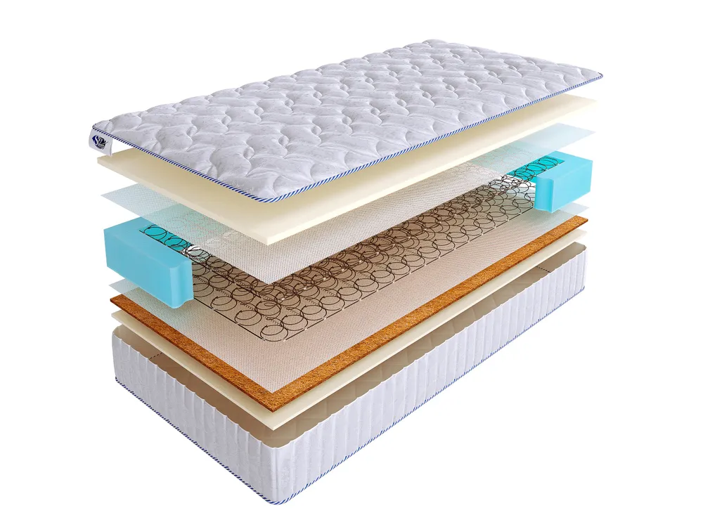 

Матрас SkySleep LIKE 4 BS 195x185, Белый, LIKE 4 BS