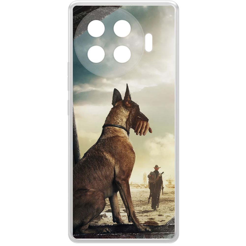 

Чехол-накладка Krutoff Clear Case Фоллаут (Fallout) - Псина для TECNO Spark 20 Pro+, Прозрачный