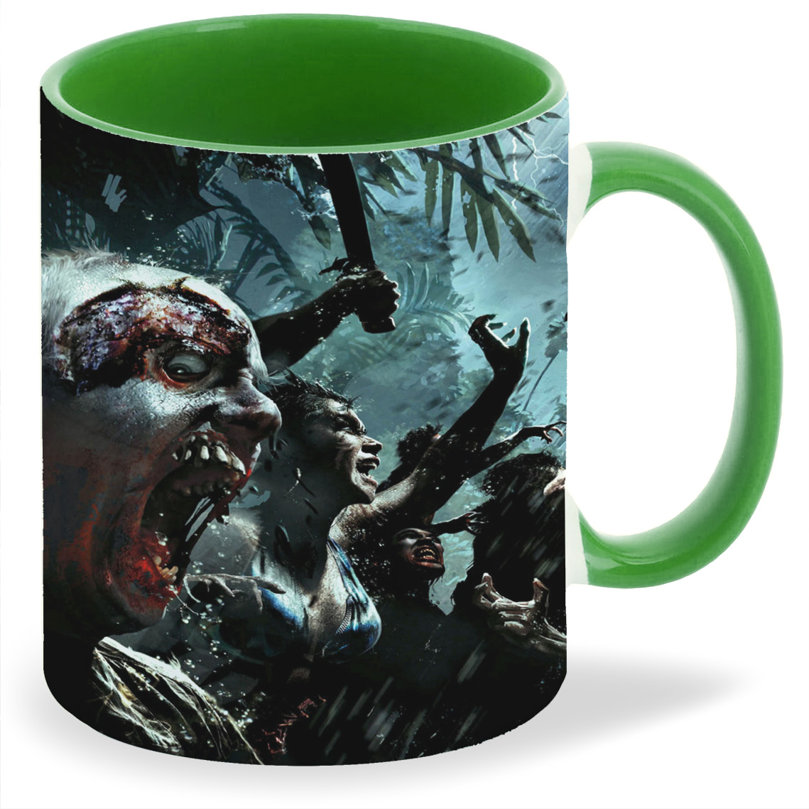 

Кружка CoolPodarok dead island riptide Зомби Молнии, dead island riptide Зомби Молнии