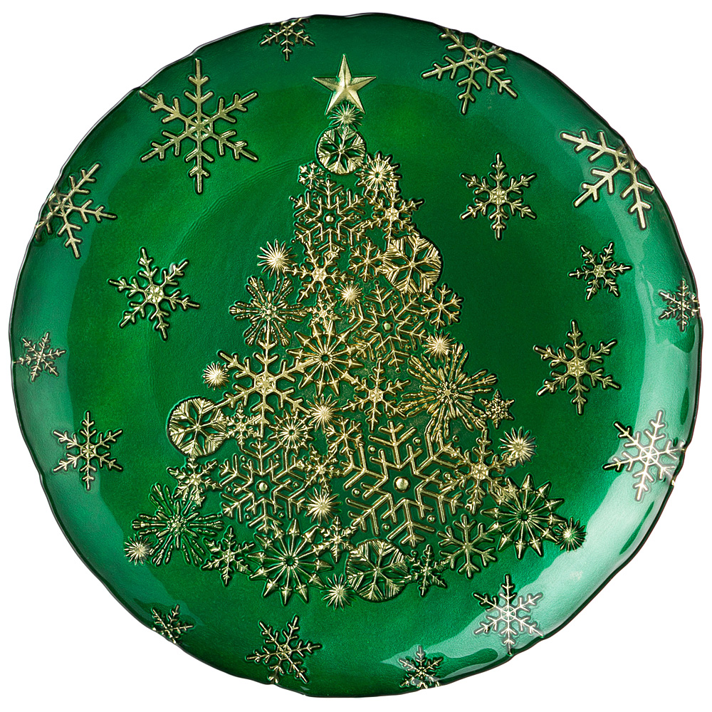 

Блюдо Lefard "celebration green" 33 см