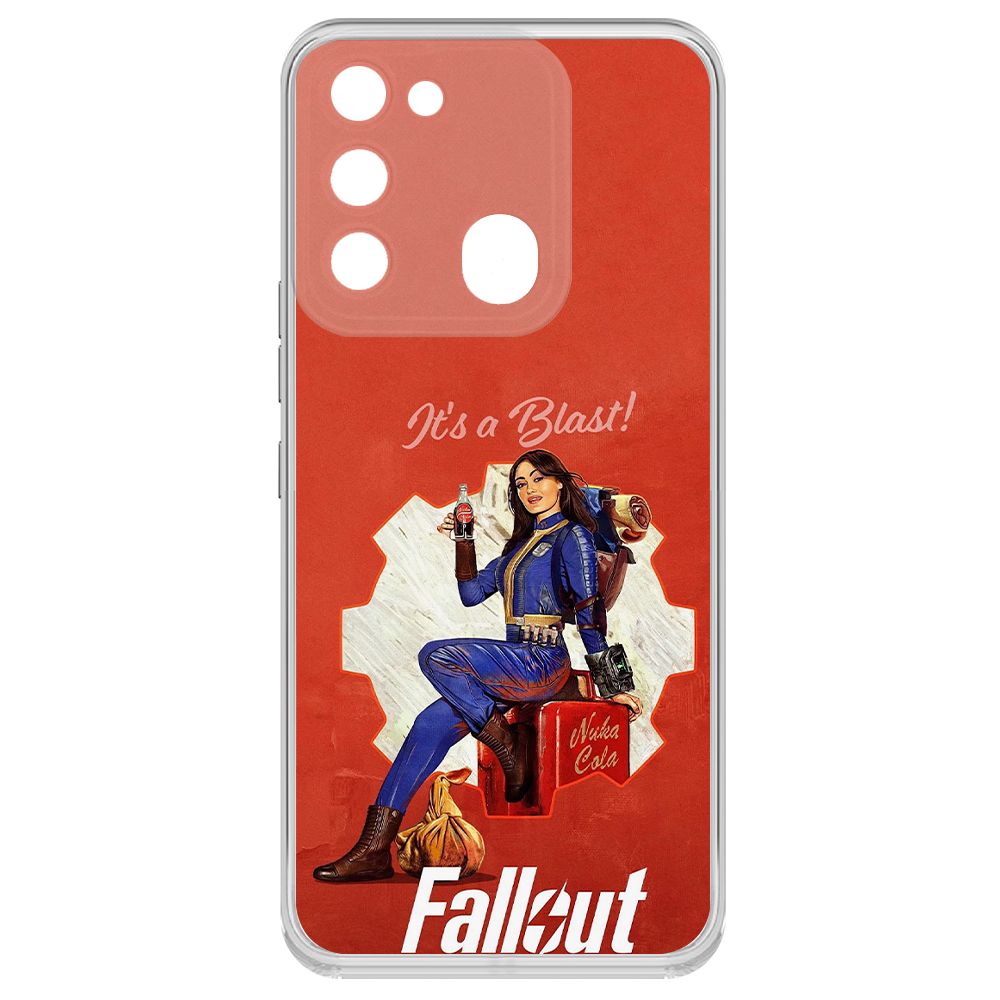 

Чехол-накладка Krutoff Clear Case Фоллаут (Fallout) - Это взрыв! для TECNO Spark Go 2022, Прозрачный