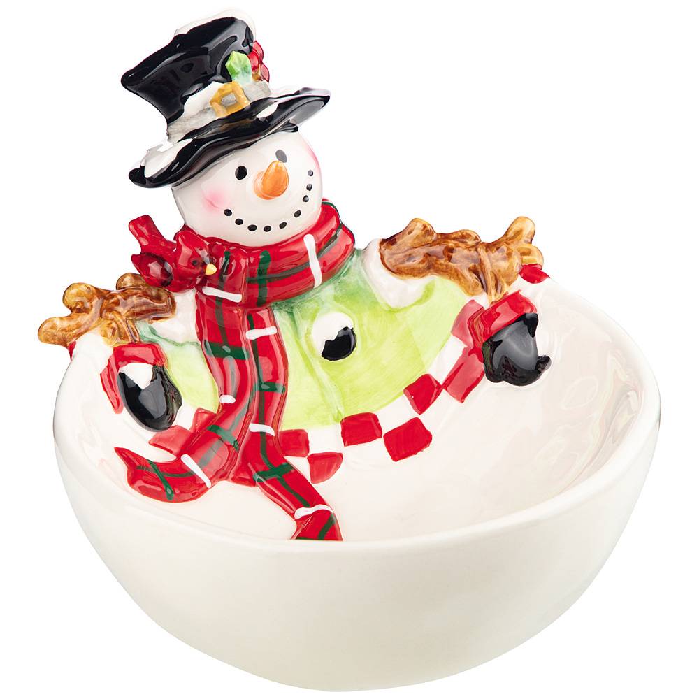 

Блюдо Lefard "снеговик" 18 см, Белый