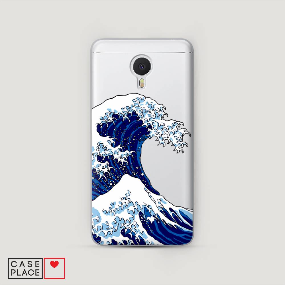 

Чехол Awog на Meizu M3 Note "Волна в Канагаве", Синий;белый, 70550-4
