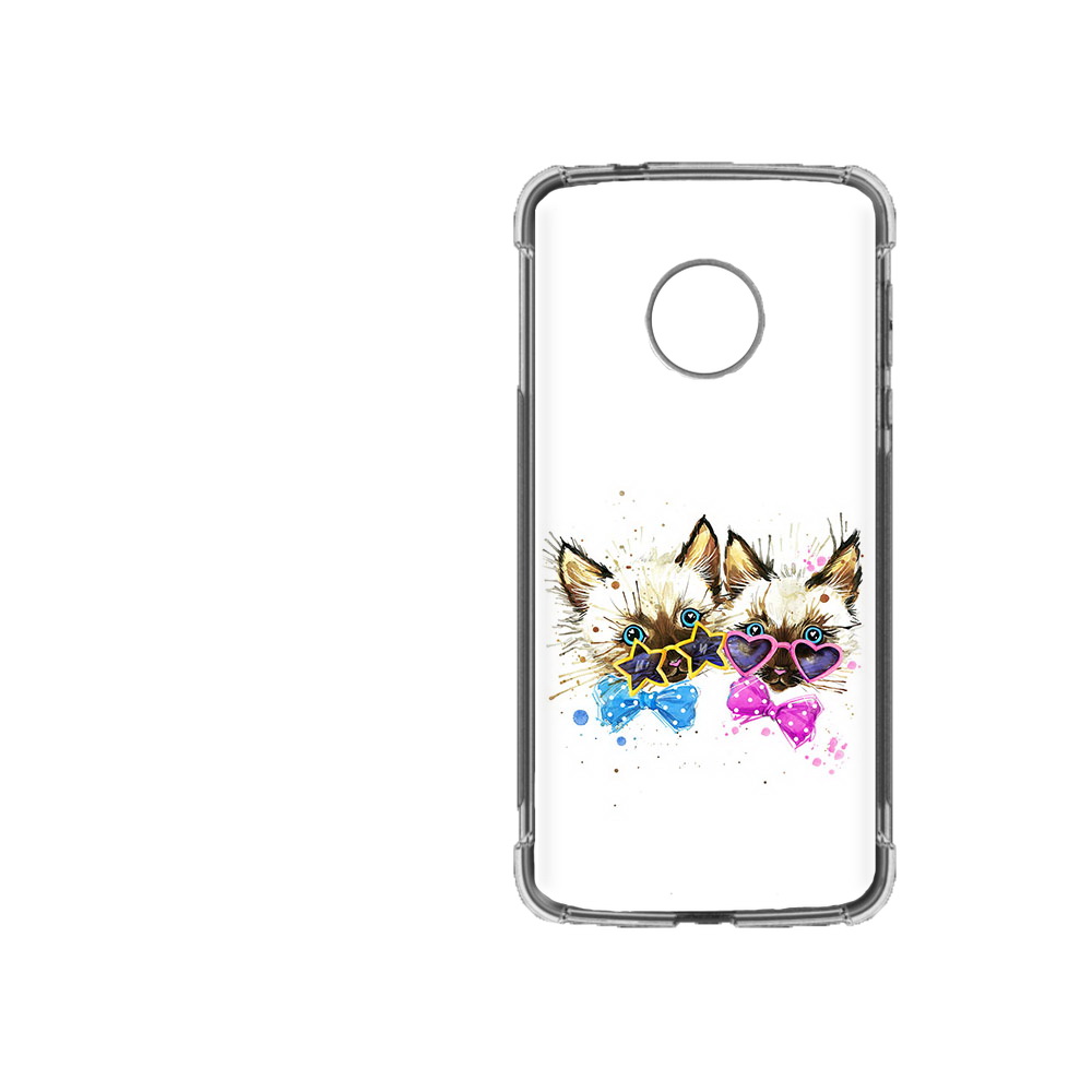 

Чехол MyPads Tocco для Motorola Moto Z2 Force милые котята, Прозрачный, Tocco