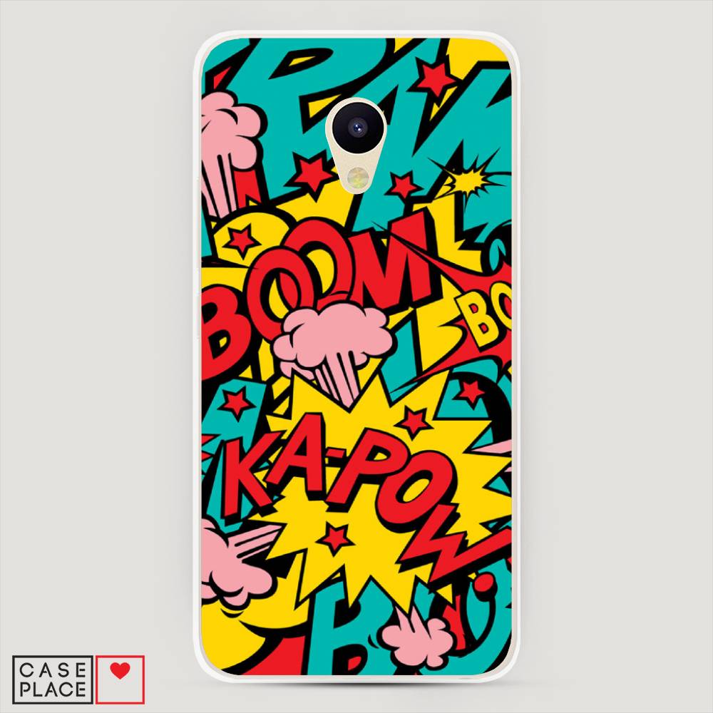 

Чехол Awog на Meizu M5 "Постер pop art", Голубой;желтый;красный, 70750-9
