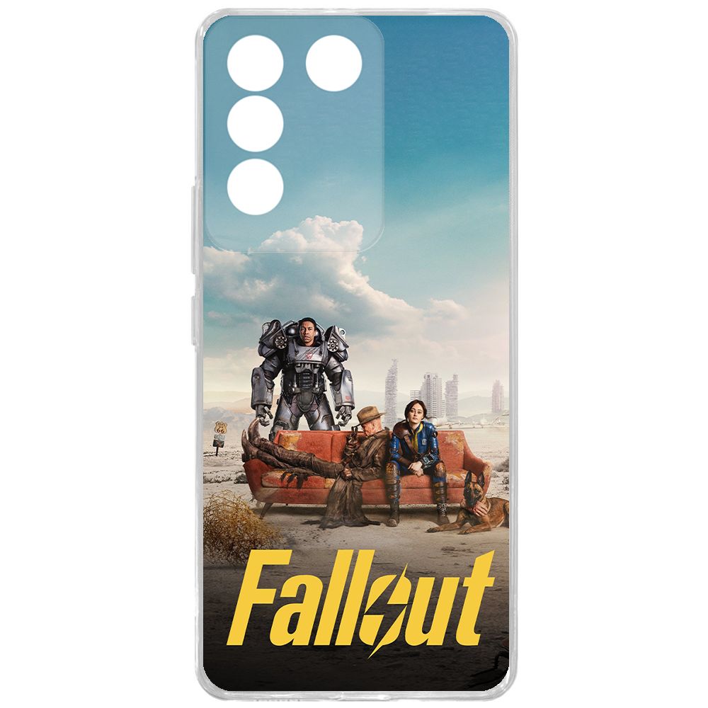 

Чехол-накладка Krutoff Clear Case Фоллаут (Fallout) - Постер для Vivo T2, Прозрачный