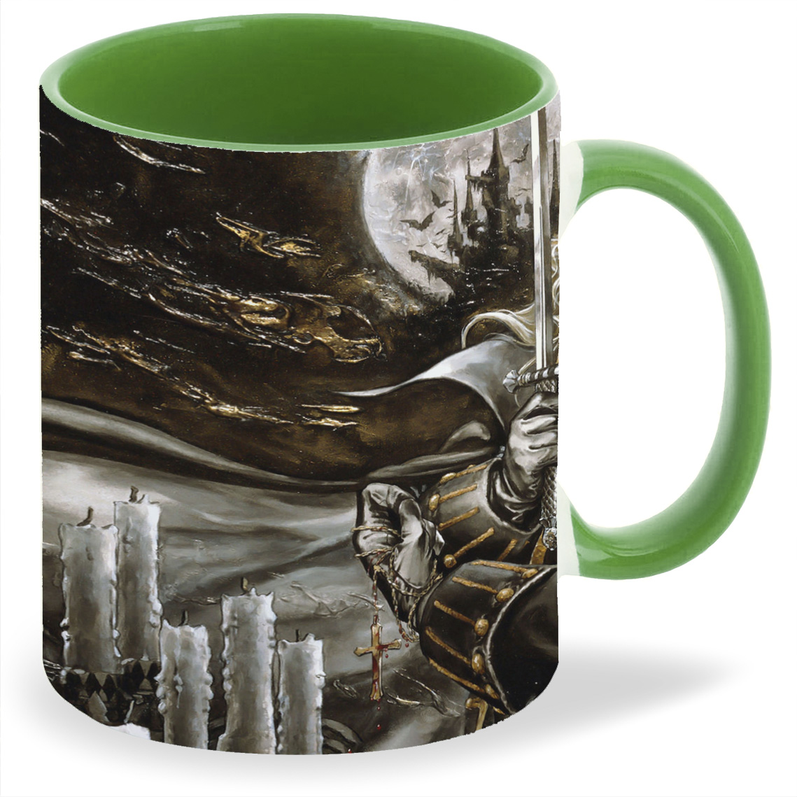

Кружка CoolPodarok castlevania С мечем Свечи Замок, castlevania С мечем Свечи Замок