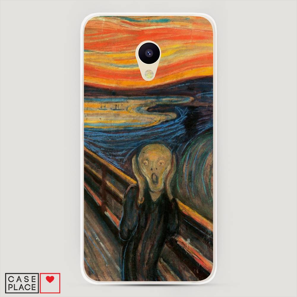 

Чехол Awog на Meizu M5 "Крик", Оранжевый;синий;серый, 70750-9