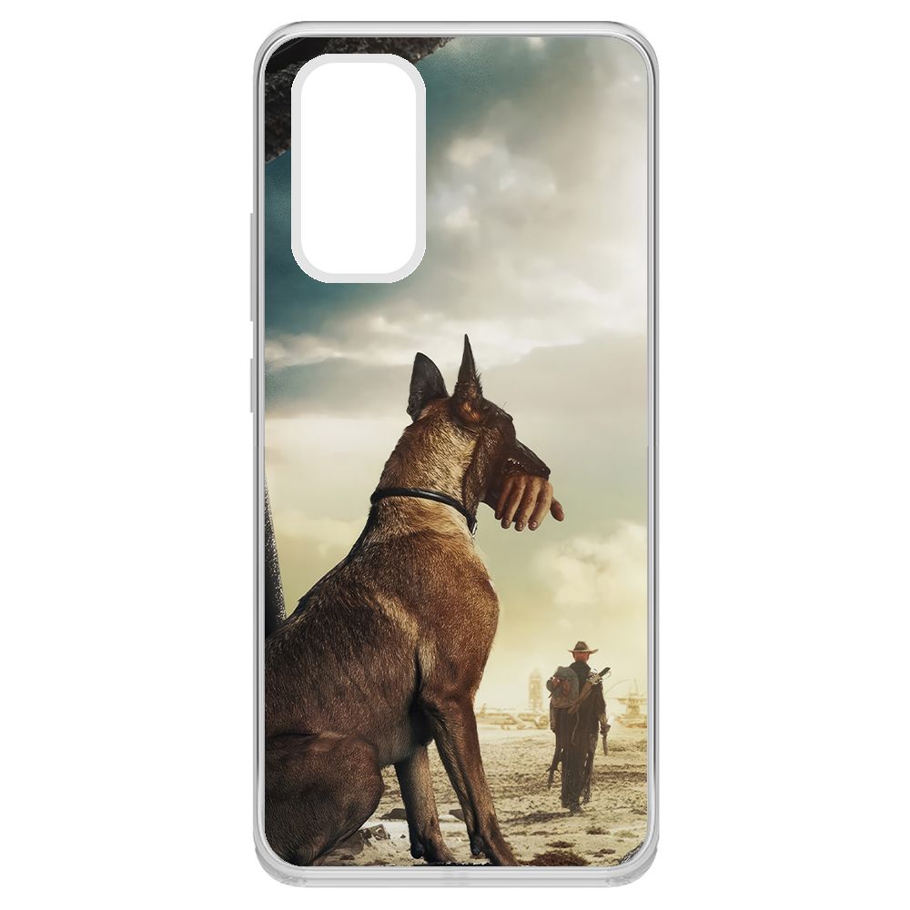 

Чехол-накладка Krutoff Clear Case Фоллаут (Fallout) - Псина для Vivo V19