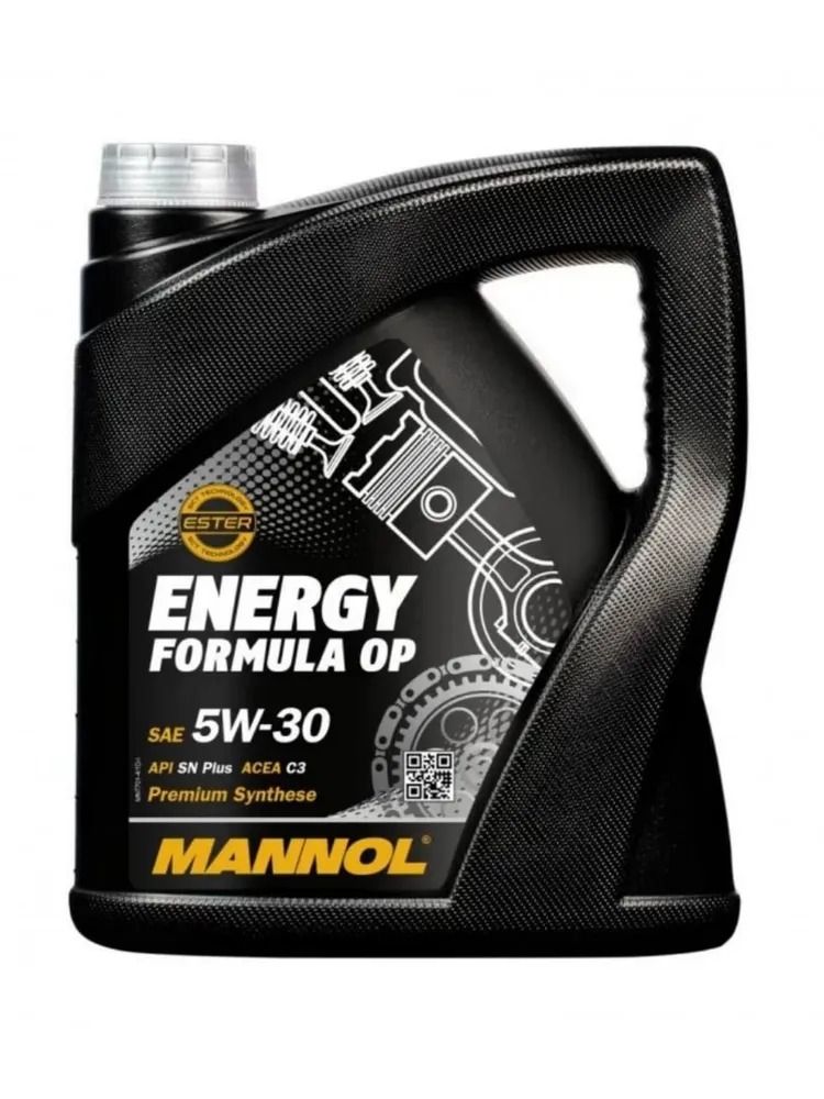 Моторное масло MANNOL ENERGY FORMULA OP CHEVROLET/OPEL, SAE 5W-30, синтетическое, 4 л