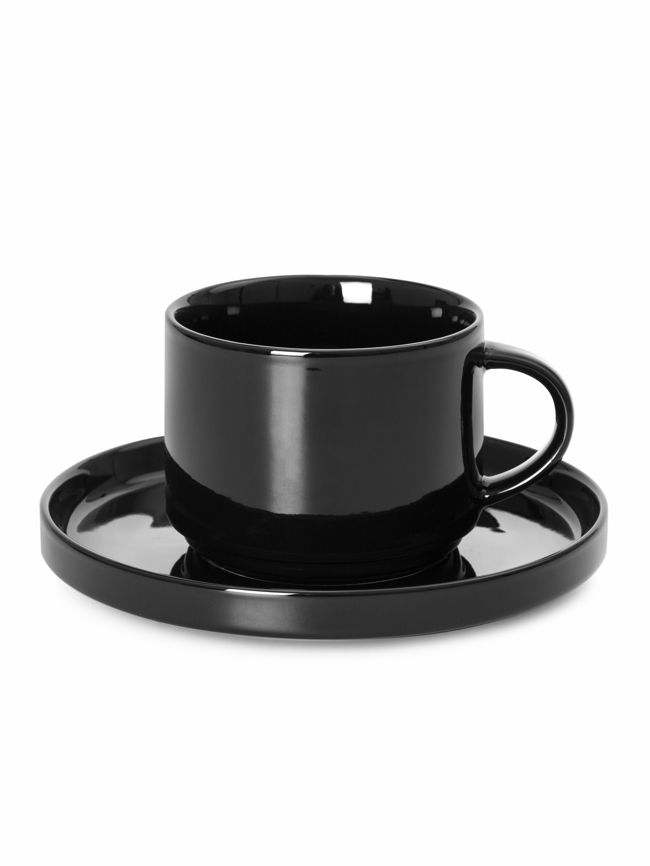 

Чайная пара DOMENIK BLACK 200мл, Черный