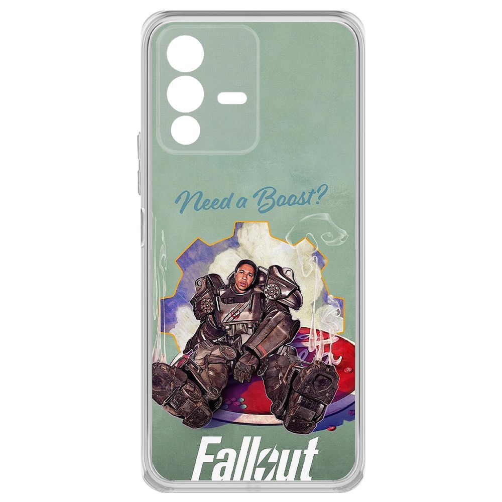 

Чехол-накладка Krutoff Clear Case Фоллаут (Fallout) - Нужно ускорение для Vivo V23, Прозрачный