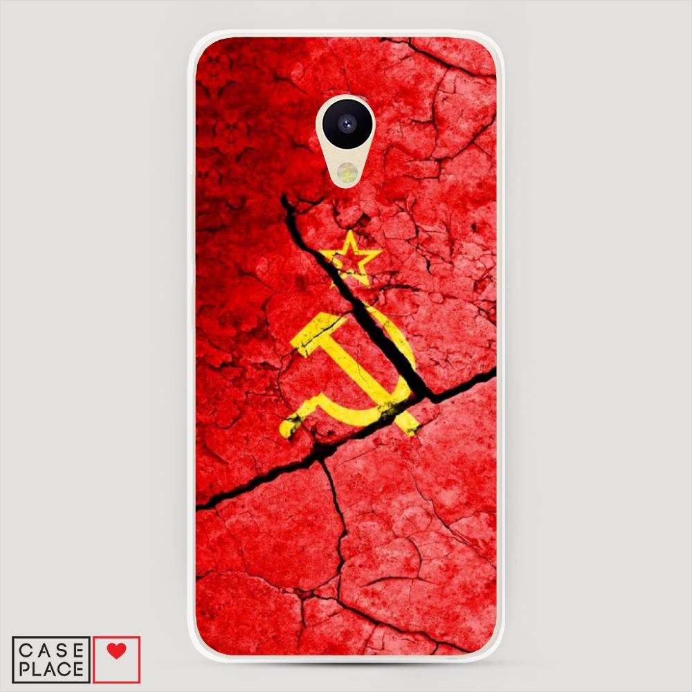 

Чехол Awog на Meizu M5 "СССР", Красный;черный;желтый, 70750-5