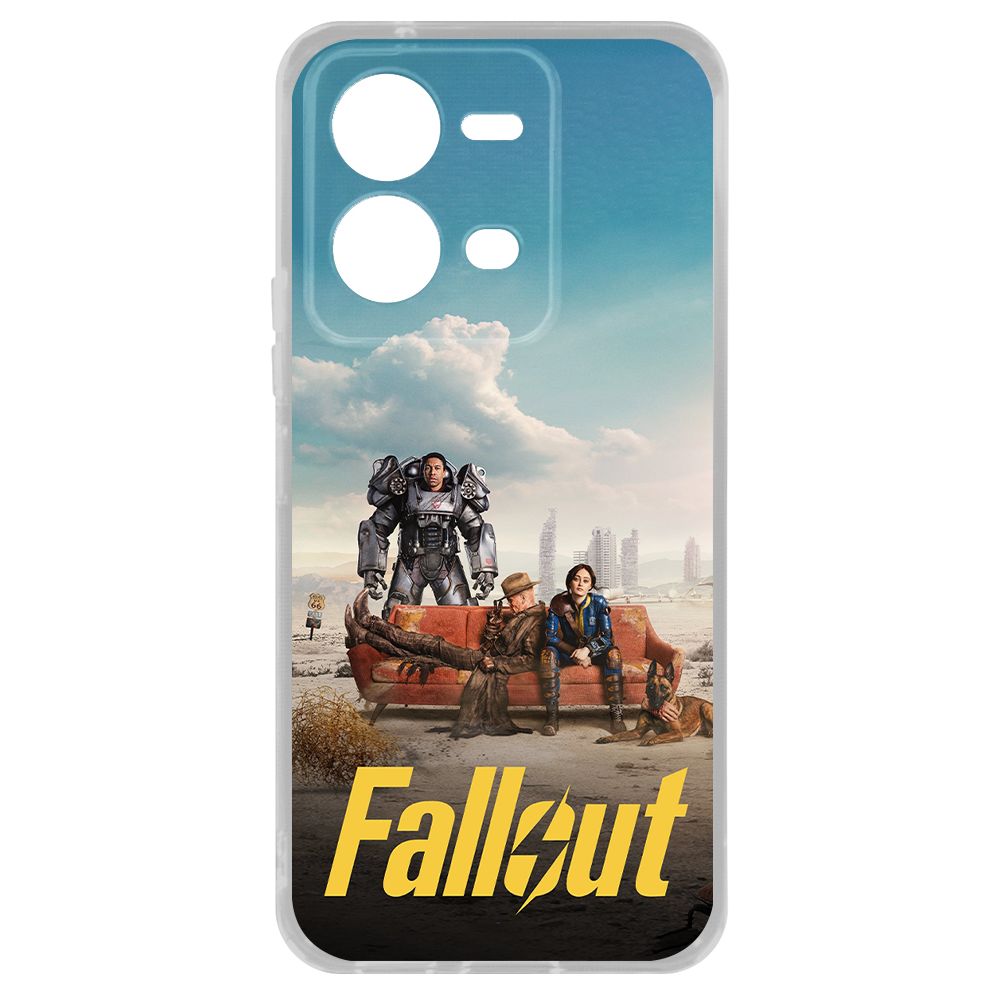 

Чехол-накладка Krutoff Clear Case Фоллаут (Fallout) - Постер для Vivo V25, Прозрачный