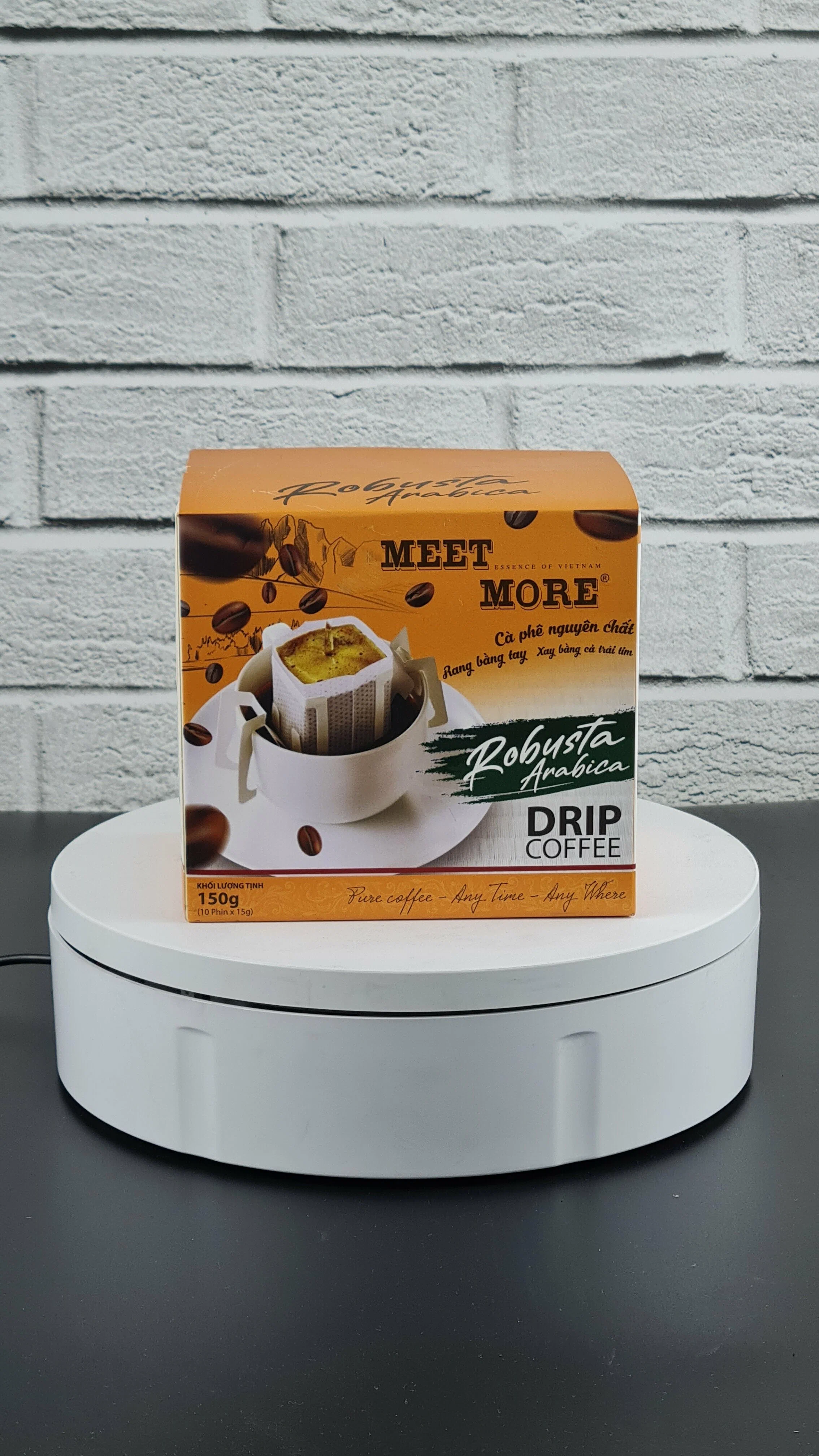 Кофе растворимый MEET MORE в дрип-пакетах, робуста, арабика,10 дрип-пакетов по 15 г