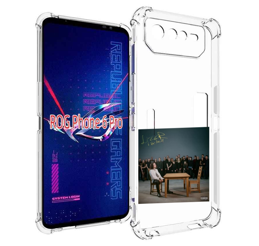 

Чехол MyPads Не Ангел LIZER для Asus ROG Phone 6 Pro, Прозрачный, Tocco