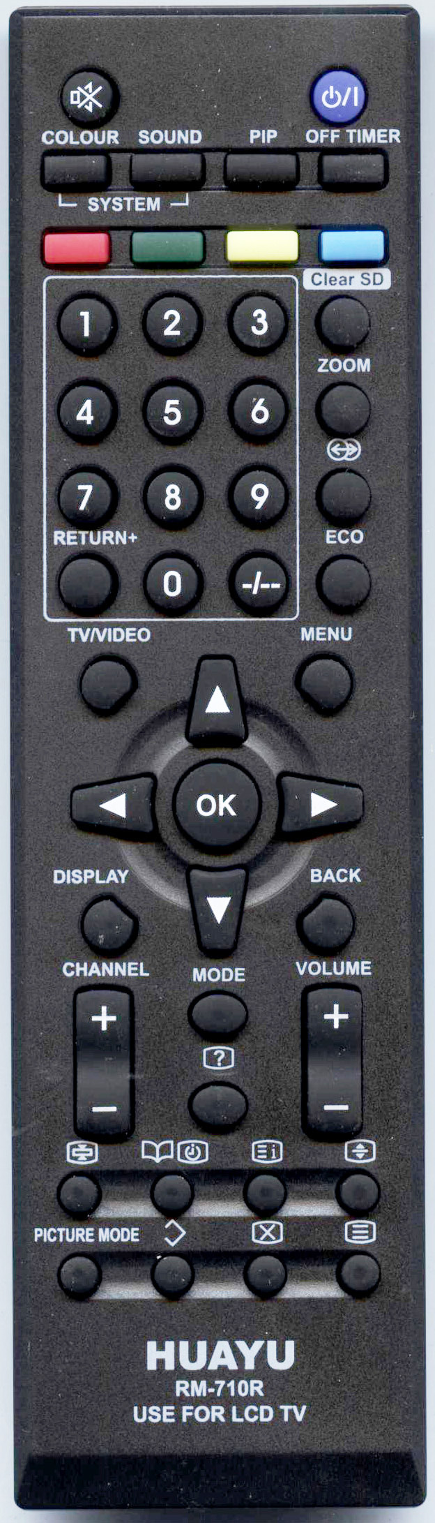 

Пульт HUAYU для JVC universal RM-710R