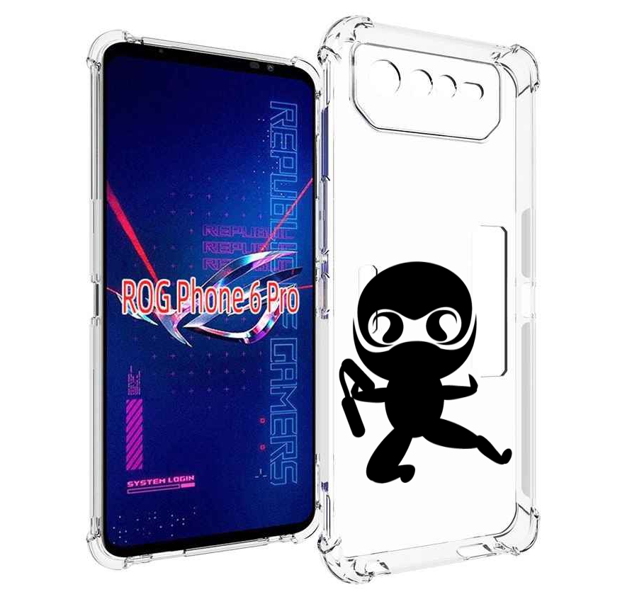 

Чехол MyPads Ниндзя для Asus ROG Phone 6 Pro, Прозрачный, Tocco