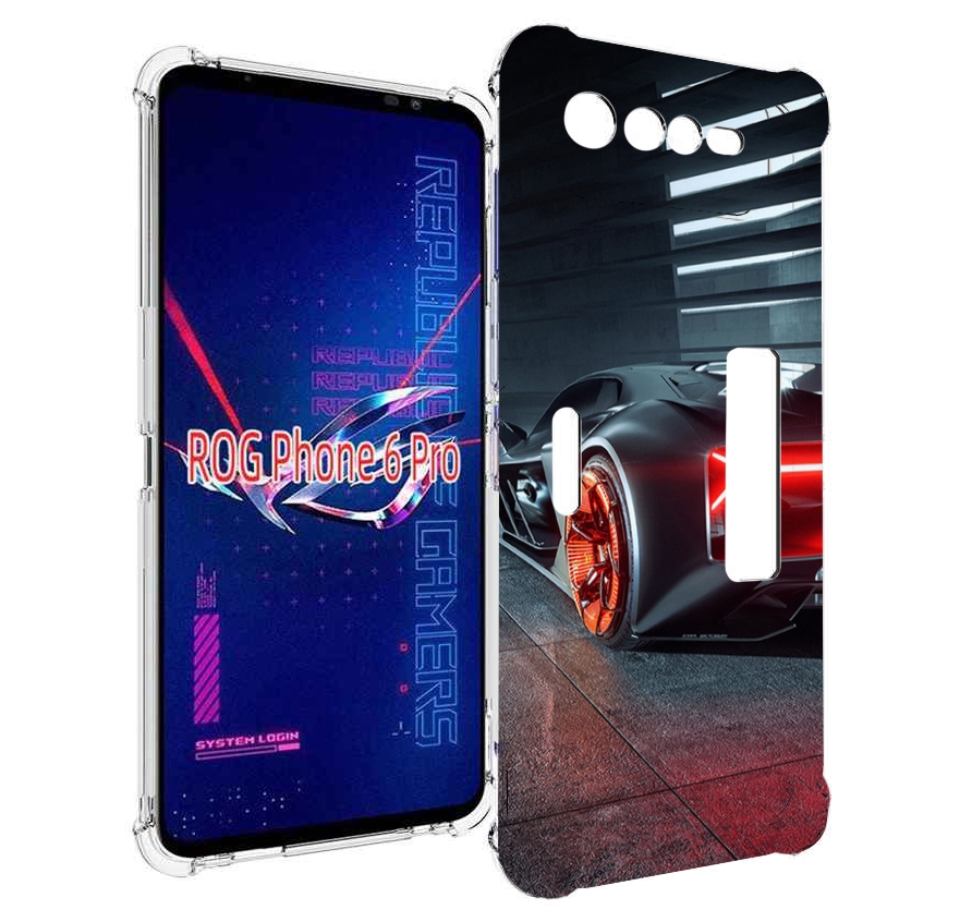 

Чехол MyPads Ночной-город мужской для Asus ROG Phone 6 Pro, Прозрачный, Tocco