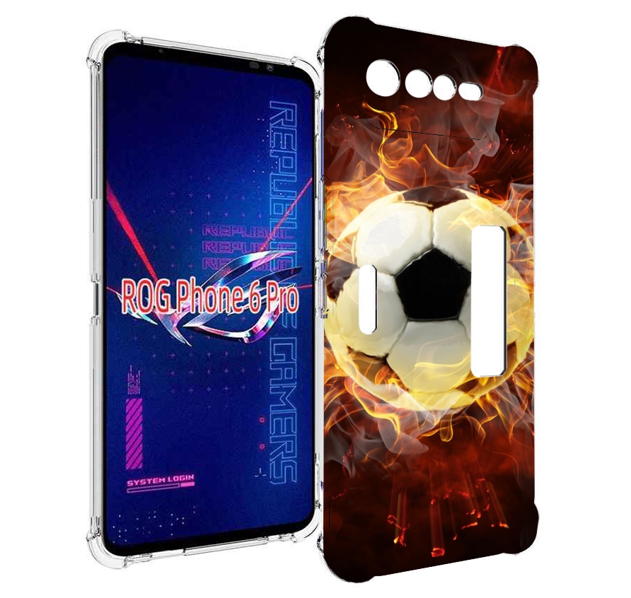 

Чехол MyPads Огненный-мяч для Asus ROG Phone 6 Pro, Прозрачный, Tocco