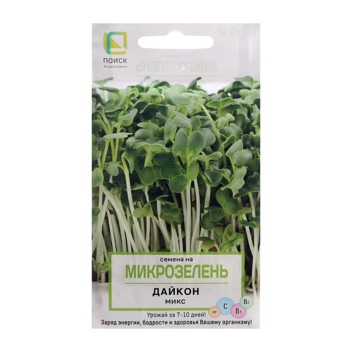 

Семена на Микрозелень "Дайкон", Микс, 5 г