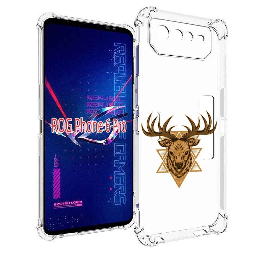 

Чехол MyPads Олень для Asus ROG Phone 6 Pro, Прозрачный, Tocco