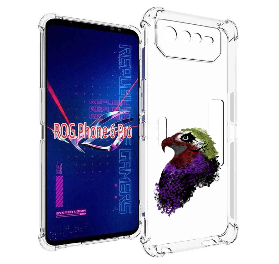 

Чехол MyPads Орел для Asus ROG Phone 6 Pro, Прозрачный, Tocco