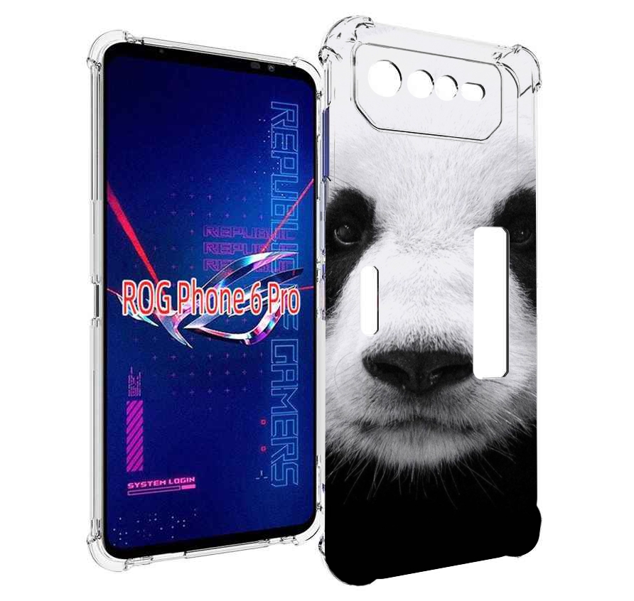 

Чехол MyPads Панда-портрет для Asus ROG Phone 6 Pro, Прозрачный, Tocco