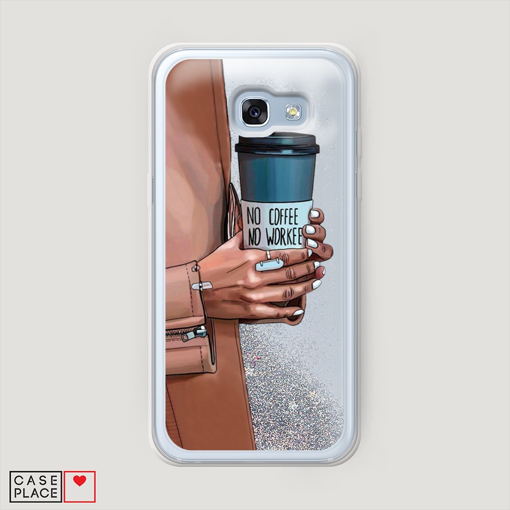 

Чехол Awog на Samsung Galaxy A3 2017 / Самсунг A3 2017 "No coffee", Разноцветный, 20391-1