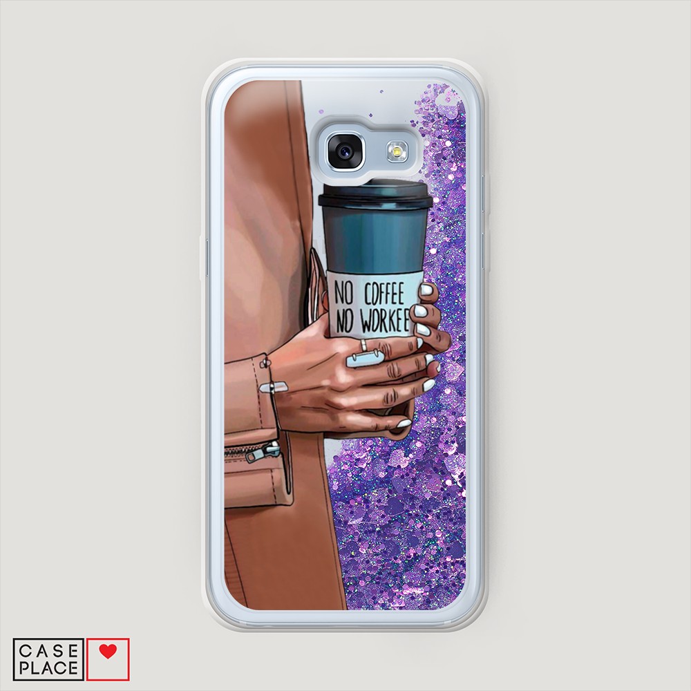 

Чехол Awog на Samsung Galaxy A3 2017 / Самсунг A3 2017 "No coffee", Разноцветный, 20392-1