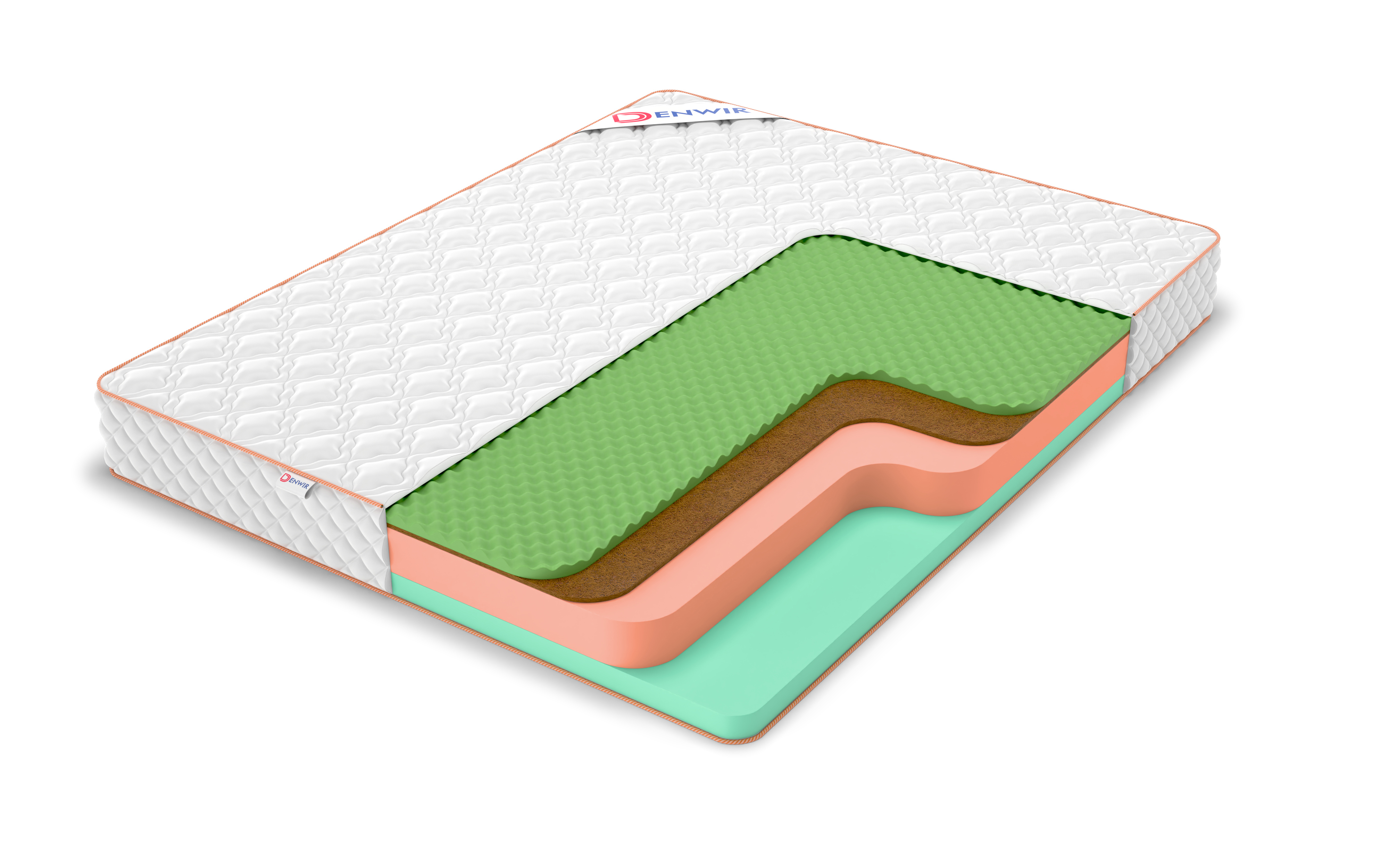 

Матрас беспружинный DENWIR TOP ECO BALANCE RELAX 19/chstmat_TEBR19_90x160, Белый, TOP ECO BALANCE RELAX 19