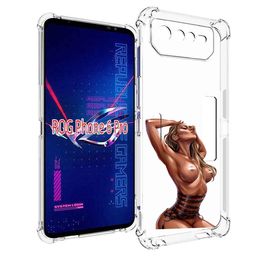 

Чехол MyPads Портупея денский для Asus ROG Phone 6 Pro, Прозрачный, Tocco