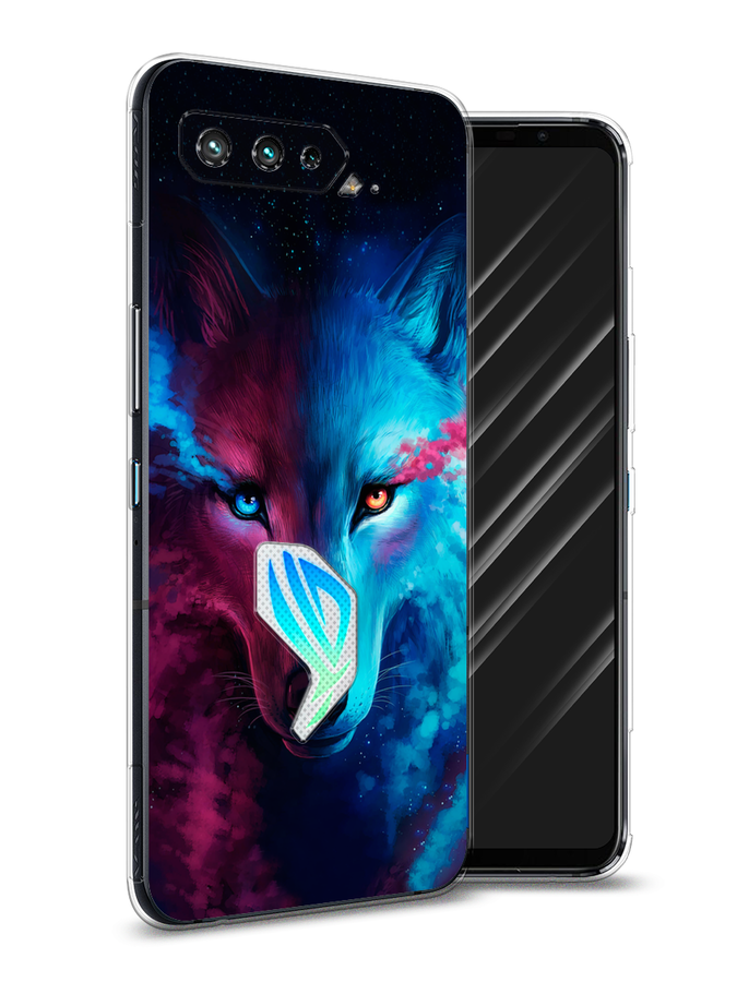 

Чехол Awog на Asus ROG Phone 5S "Волшебный волк", Черный;серый;синий, 44550-1