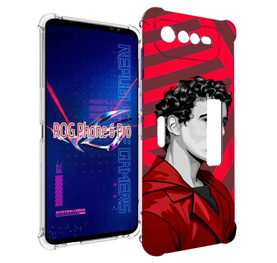 

Чехол MyPads Рио-бумажный-дом для Asus ROG Phone 6 Pro, Прозрачный, Tocco