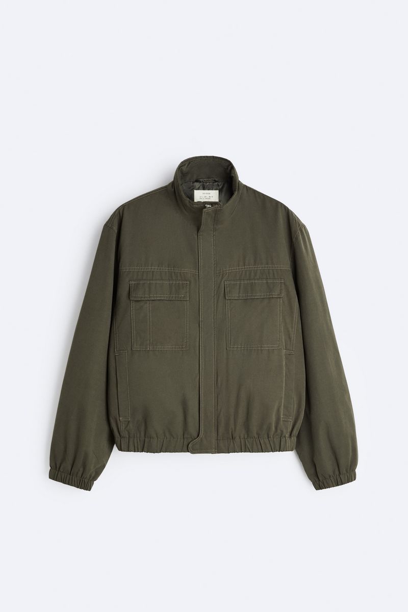 

Куртка мужская ZARA 04695401 хаки XL, 04695401