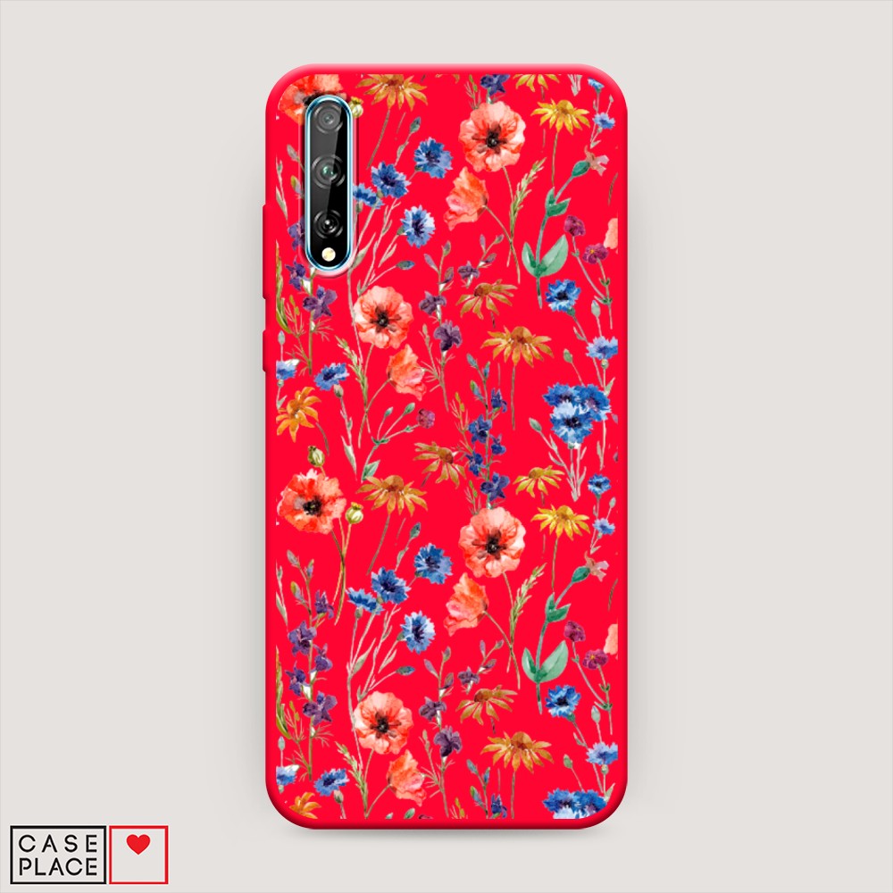 

Чехол Awog "Маки и васильки фон" на Huawei Y8p/Huawei P Smart S, 6103553-1