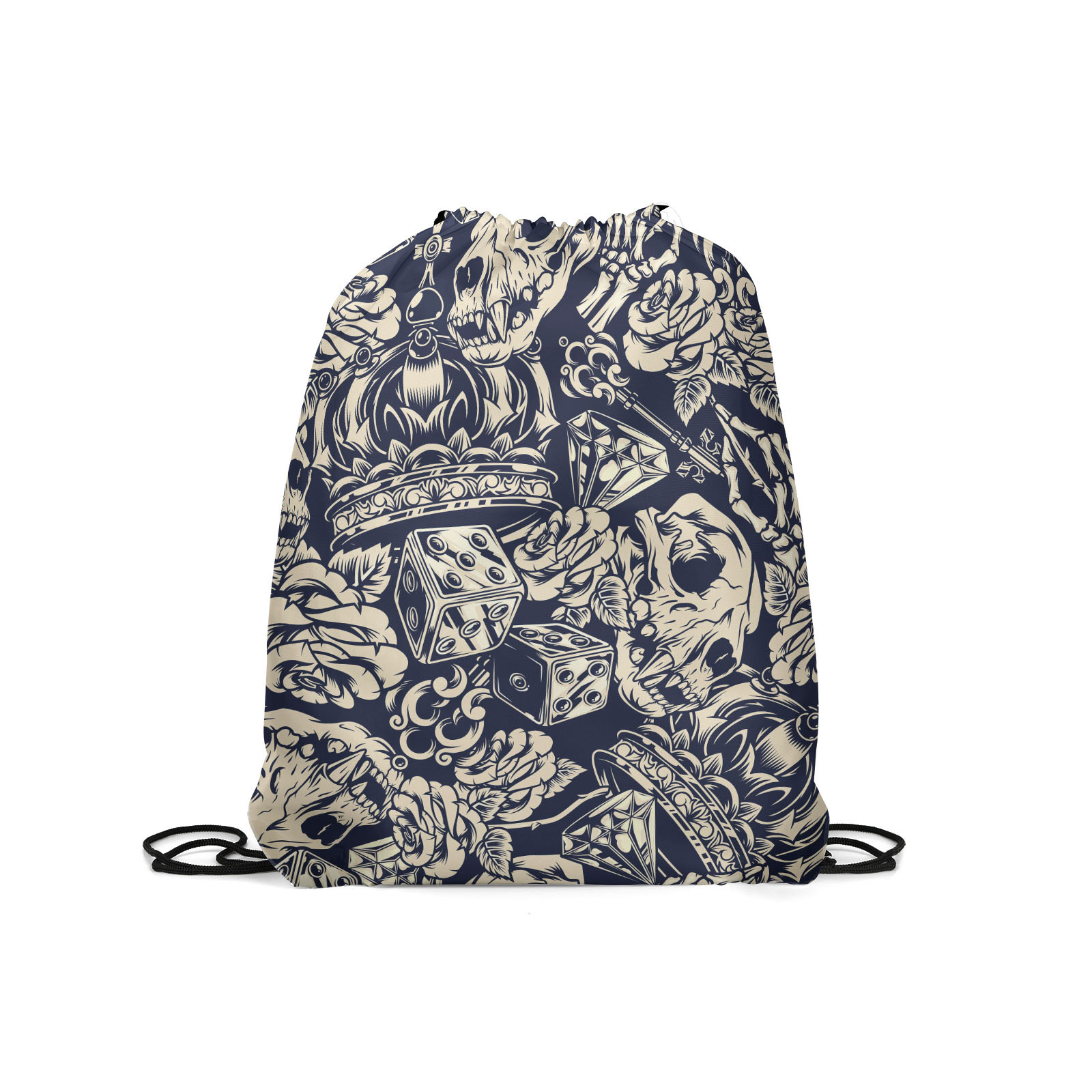 

Мешок для обуви унисекс Gorolla DrawstringBackpack 091 разноцветный, 42х35 см, Синий;белый, DrawstringBackpack 091