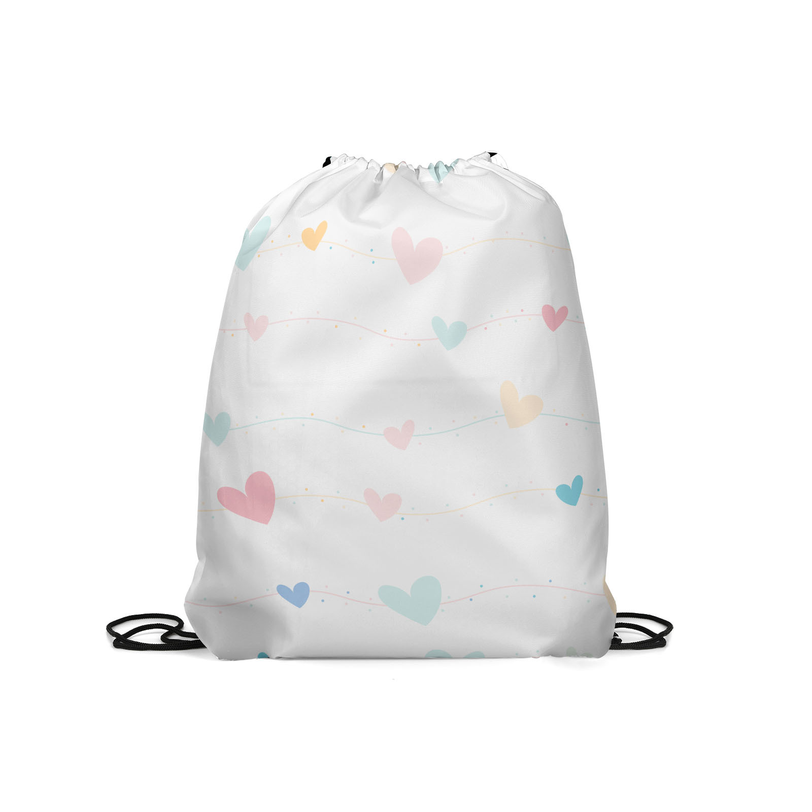 

Мешок для обуви унисекс Gorolla DrawstringBackpack 2129 белый, 42х35 см, DrawstringBackpack 2129