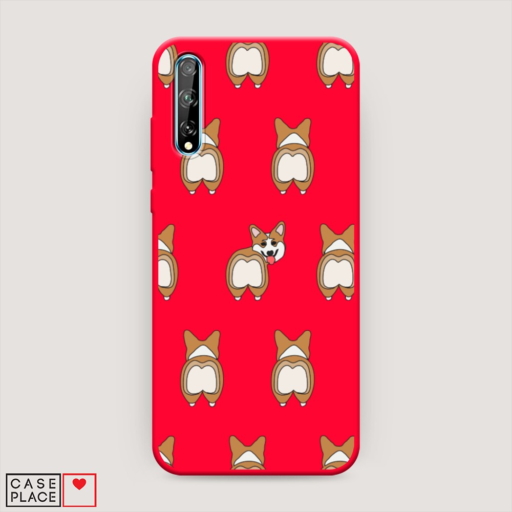 

Чехол Awog на Huawei Y8p/Huawei P Smart S "Милый корги фон", Разноцветный, 6103553-1